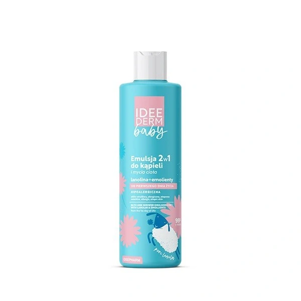 IDEE DERM Baby Emulsja 2w1 do kąpieli i mycia ciała 400 ml