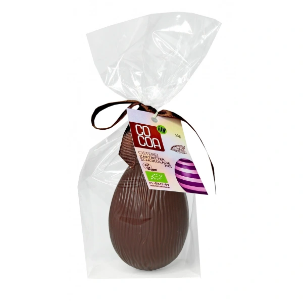Jajko z ciemnej czekolady 70 % bio 55 g - cocoa (produkt sezonowy)