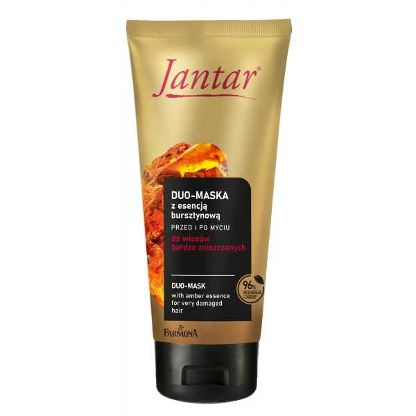 JANTAR Duo-maska z esencją bursztynową do włosów bardzo zniszczonych 200 ml