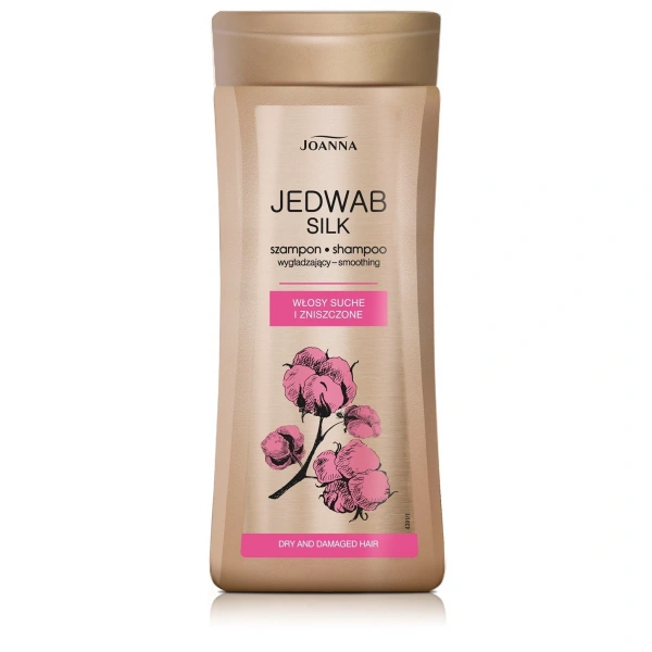 JOANNA Jedwab Silk Szampon wygładzający do włosów suchych i zniszczonych 200 ml