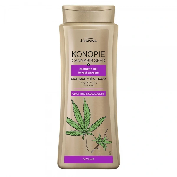 JOANNA Konopie Szampon oczyszczający do włosów przetłuszczających się 400 ml