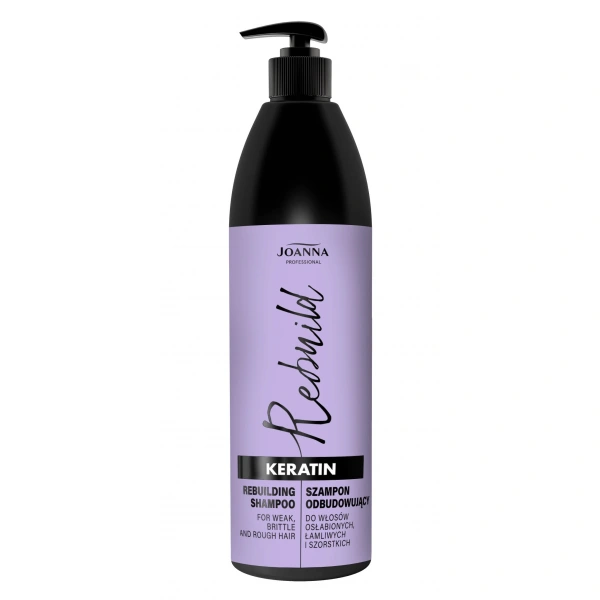 JOANNA PROFESSIONAL Keratin Szampon do włosów odbudowujący, 1000 ml