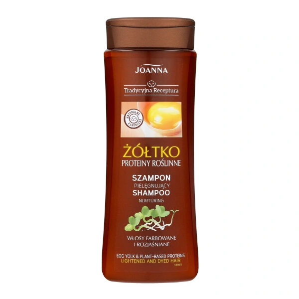 JOANNA Tradycyjna Receptura Szampon pielęgnujący - Żółtko i proteiny roślinne 300 ml