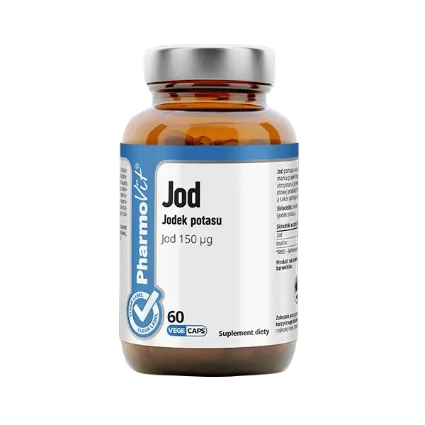 Jodek potasu (150 µg) bezglutenowy 60 kapsułek - pharmovit