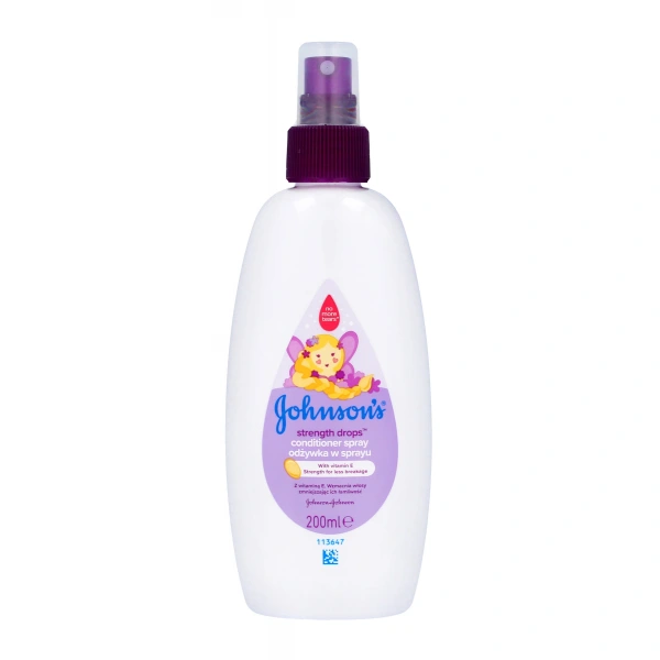 Johnson`s Baby Strenght Drops Odżywka w sprayu do włosów  200ml