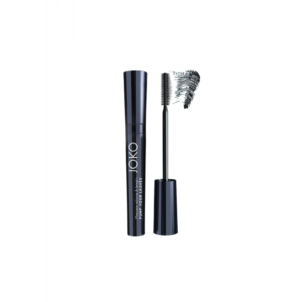 JOKO Mascara Pump Your Lashes wydłużająco-pogrubiająca - czarna  9ml