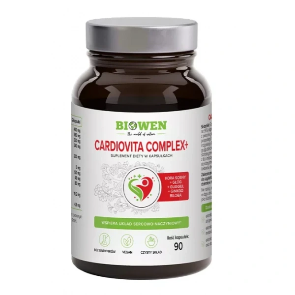 Kapsułki na wsparcie pracy serca cardiovita complex+ 90 szt. - hempking