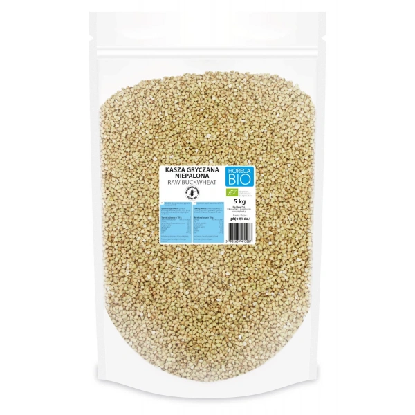Kasza gryczana niepalona bezglutenowa bio 5 kg - horeca (bio planet)