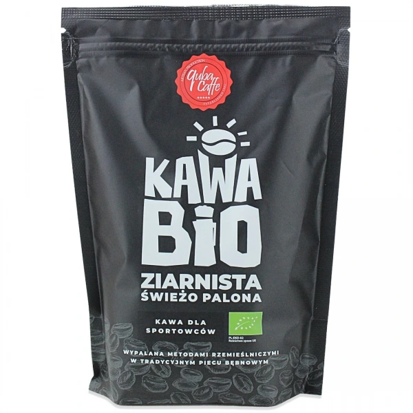 Kawa ziarnista arabica/robusta dla sportowców bio 250 g - quba caffe