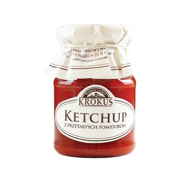 Ketchup bezglutenowy 180 g - krokus