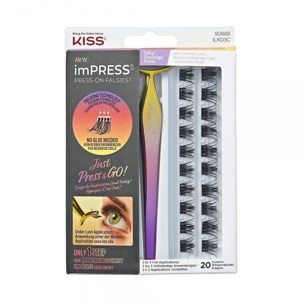 KISS Kępki Sztucznych Rzęs ImPress - Lash Kit 03 1op.
