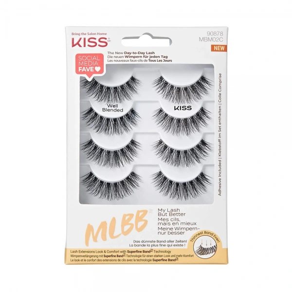 KISS My Lash But Better Sztuczne Rzęsy - Well Blended 1op - 4 pary