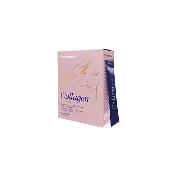 Kolagen rybi (5 000 mg) dla kobiet bezglutenowy 20 saszetek - pharmovit