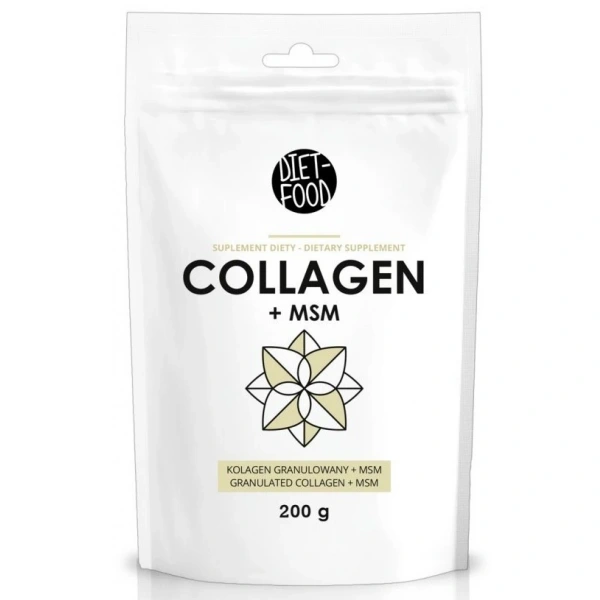 Kolagen wołowy + msm instant 200 g - diet-food