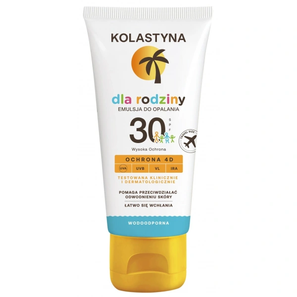 KOLASTYNA Emulsja do opalania Dla Rodziny - SPF30 (travel size) 80ml