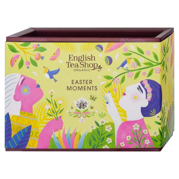 Kolekcja herbat i herbatek wielkanocnych bio piramidki 3 smaki (12 x 2 g) 24 g - english tea shop (produkt sezonowy)