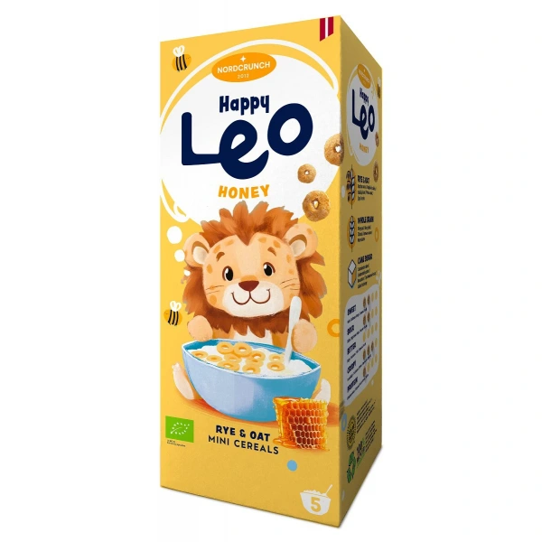 Kółka zbożowe miodowe dla dzieci bio 150 g - nordcrunch