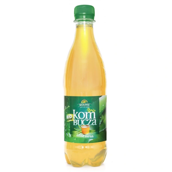 Kombucha herbata zielona z aloe vera bio 500 ml - bio linie