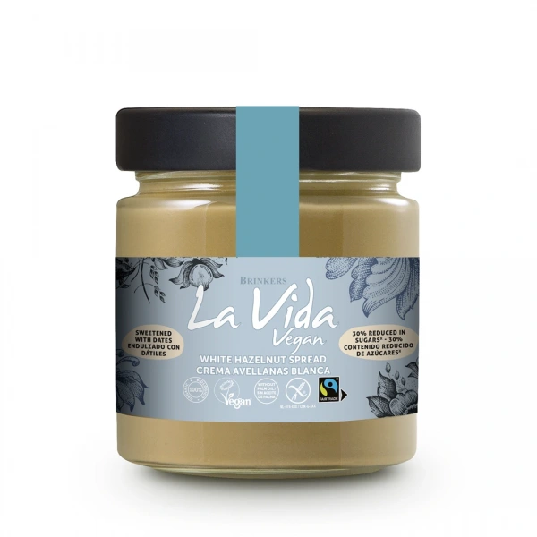 Krem orzechowo - daktylowy bezglutenowy bio 200 g - la vida vegan