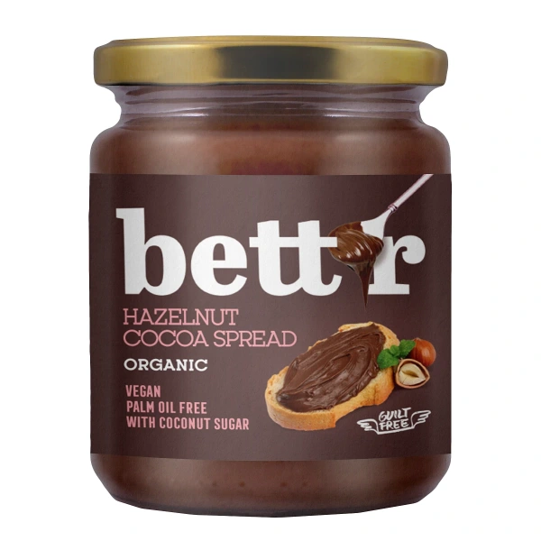 Krem orzechy laskowe  and  kakao bio 250 g - bett'r