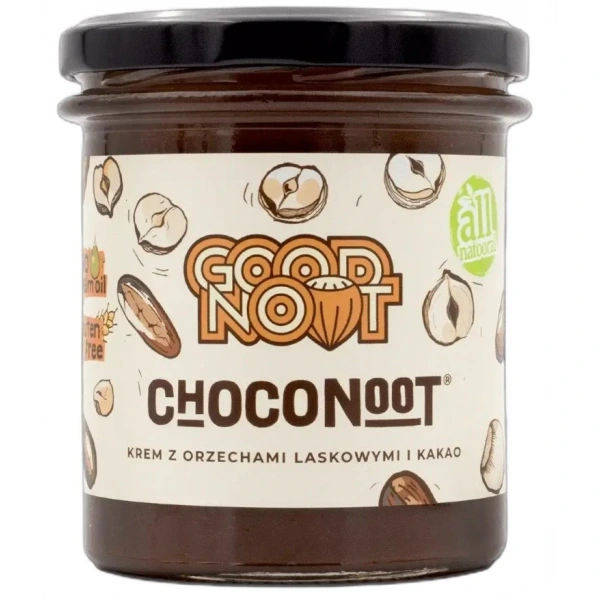 Krem z orzechów laskowych i kakao 350 g - good noot