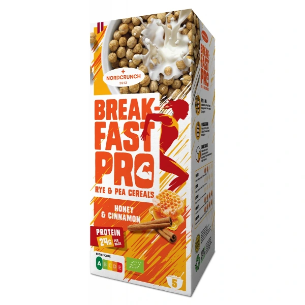 Kulki proteinowe miodowo - cynamonowe bio 150 g - nordcrunch
