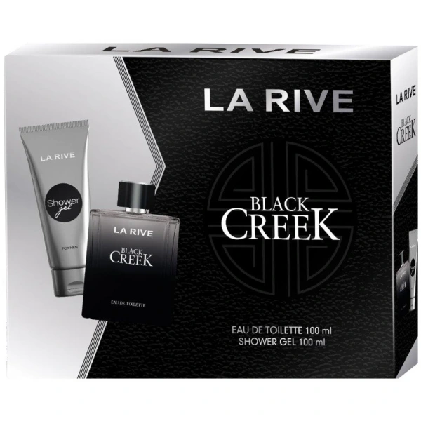 LA RIVE Zestaw prezentowy Black Creek For Man (Woda toaletowa 100 ml + Żel pod prysznic 100 ml)