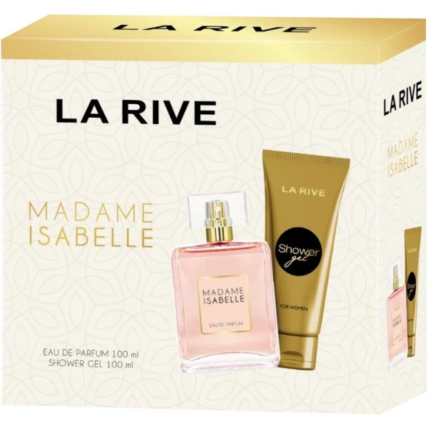 LA RIVE Zestaw prezentowy damski Madame Isabelle (Woda perfumowana 100 ml + Żel pod prysznic 100 ml)