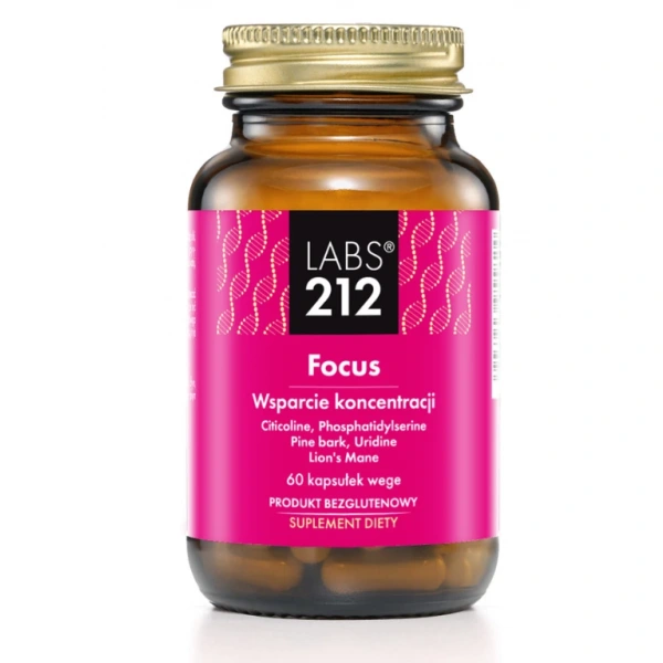 LABS212 Focus - Wsparcie koncentracji (60 kaps.)
