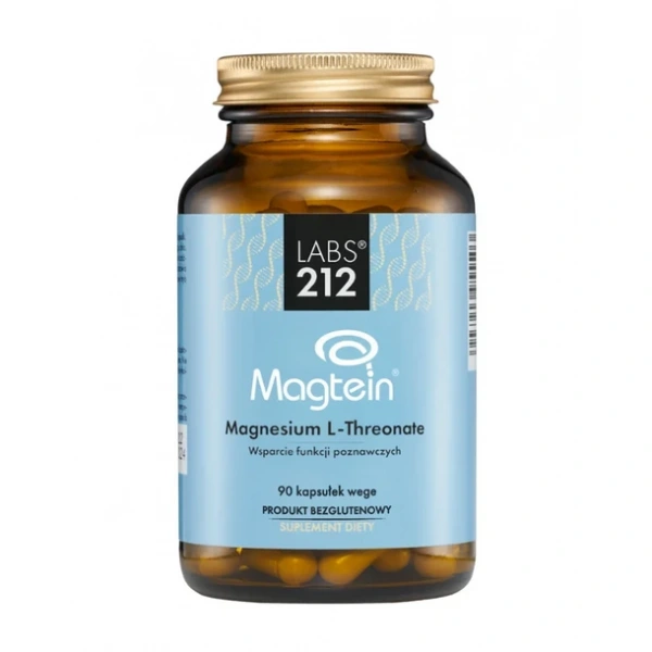 LABS212 Magnesium L-Threonate Magtein - L-Treonian magnezu (90 kaps.)