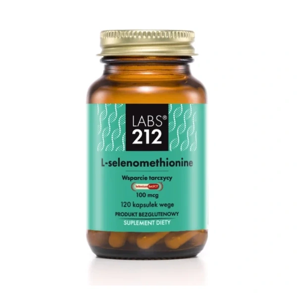 LABS212 L-Selenomethionine Selenium SeLECT - L-selenometionina (120 kaps.)