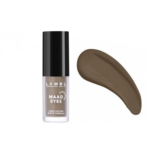 LAMEL Insta Cień do powiek w płynie Maad Eyes nr 404 Dark Chocolate 5.2ml