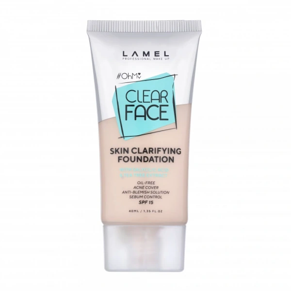 LAMEL OhMy Clear Face Podkład do twarzy nr 402 Deep Beige 40ml