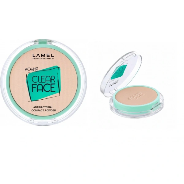 LAMEL OhMy Clear Face Puder kompaktowy antybakteryjny nr 403 6g