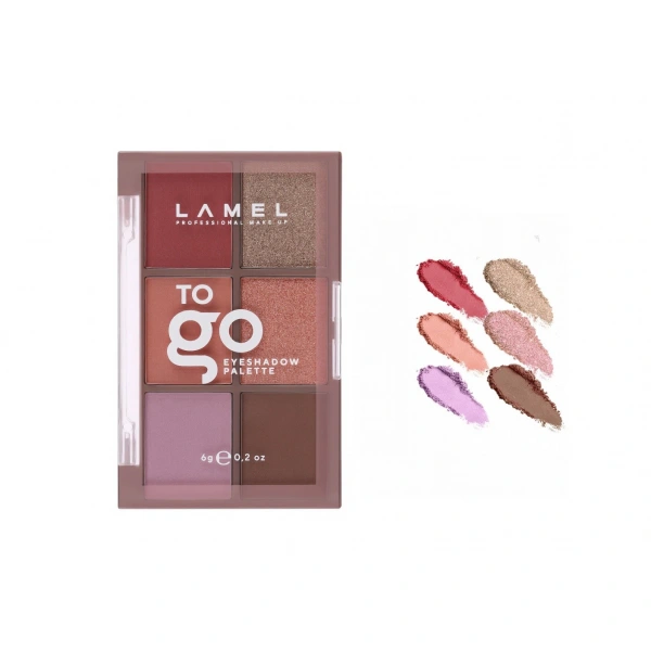 LAMEL Paletka cieni do powiek To Go Eyeshadow nr 404  6g