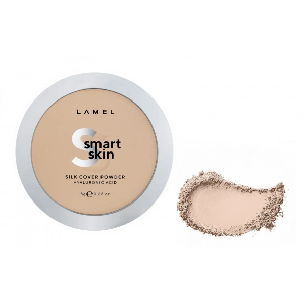 LAMEL Smart Skin Puder kompaktowy do twarzy Silk Cover nr 402 Beige 8g