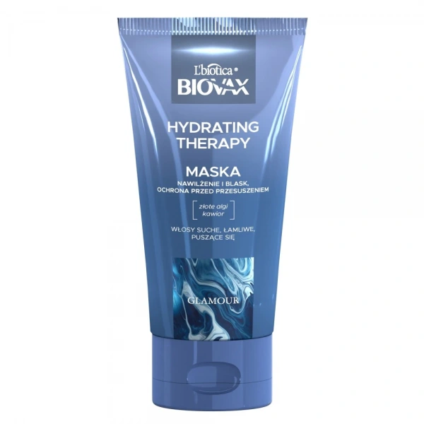 L`BIOTICA Biovax Glamour Maska Hydrating Therapy - do włosów suchych,łamliwych i puszących się 150ml