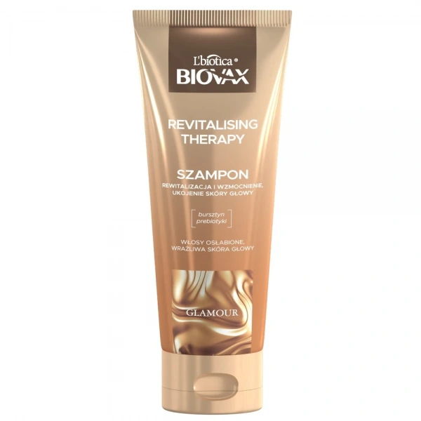 L`BIOTICA Biovax Glamour Szampon Revitalising Therapy - do włosów osłabionych i wrażliwej skóry głowy 200ml