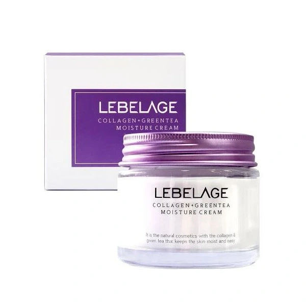 LEBELAGE Krem do twarzy Kolagen + Zielona herbata 70 ml