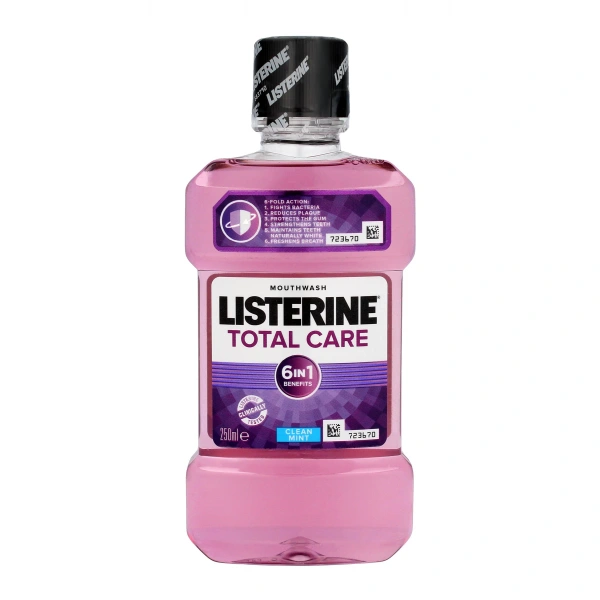 Listerine Total Care Płyn do płukania jamy ustnej 6w1 - Clean Mint  250ml