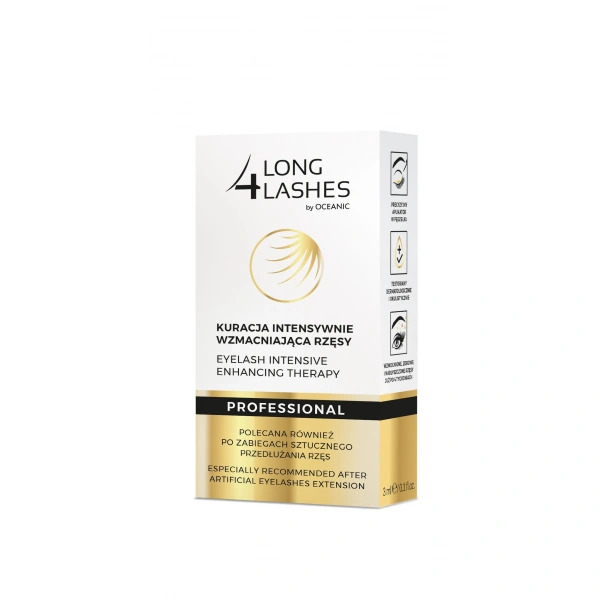 Long 4 Lashes Kuracja intensywnie wzmacniająca rzęsy  3ml