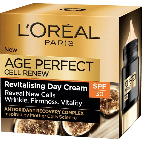 LOREAL Age Perfect Cell Renew Krem przeciwzmarszczkowy rewitalizujący SPF30 na dzień 50 ml
