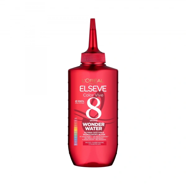 LOREAL ELSEVE Color Vive Płynna Odżywka do włosów farbowanych i z pasemkami - 8 second Wonder Water 200 ml