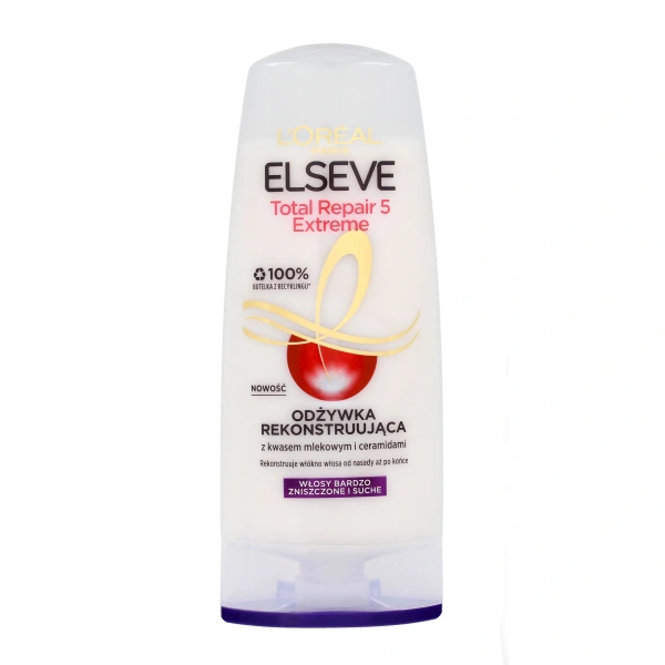 LOREAL ELSEVE Total Repair 5 Extreme Odżywka rekonstruująca do włosów Ceramidy 200 ml