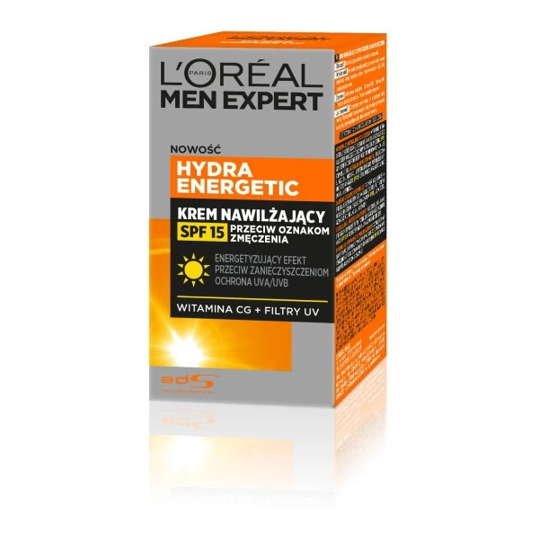 LOREAL Men Expert Hydra Energetic Krem nawilżający przeciw oznakom zmęczenia SPF15 50 ml