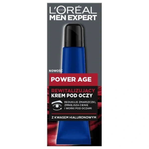 LOREAL Men Expert Power Age Rewitalizujący Krem pod oczy dla mężczyzn 15 ml