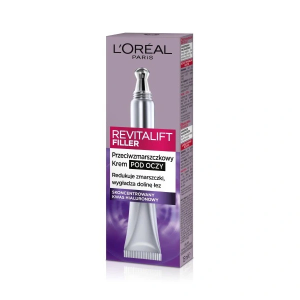 LOREAL Revitalift Filler Przeciwzmarszczkowy Krem pod oczy  15 ml