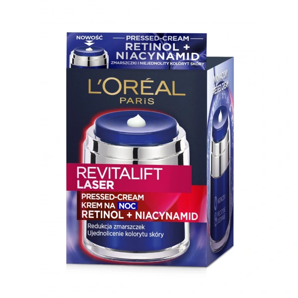 LOREAL Revitalift Laser Krem redukujący zmarszczki na noc 50 ml
