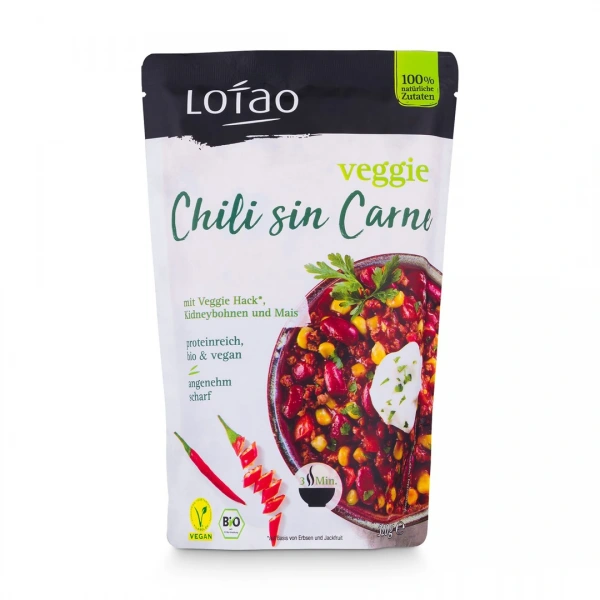 Lotao chili sin carne wegańskie bio 320 g