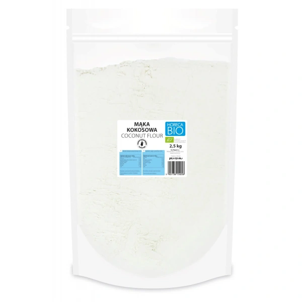 Mąka kokosowa bezglutenowa bio 2,5 kg - horeca (bio planet)